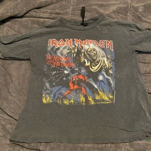 Top shop  iron maiden shirt